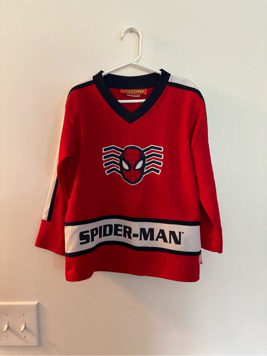 Spiderman Other - Spiderman Kids' Red Hockey Jersey Size 6X #62